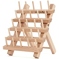 MILWARDS Soporte 25 carretes- madera de haya (Beech Wood)- 14.5x15.5x18